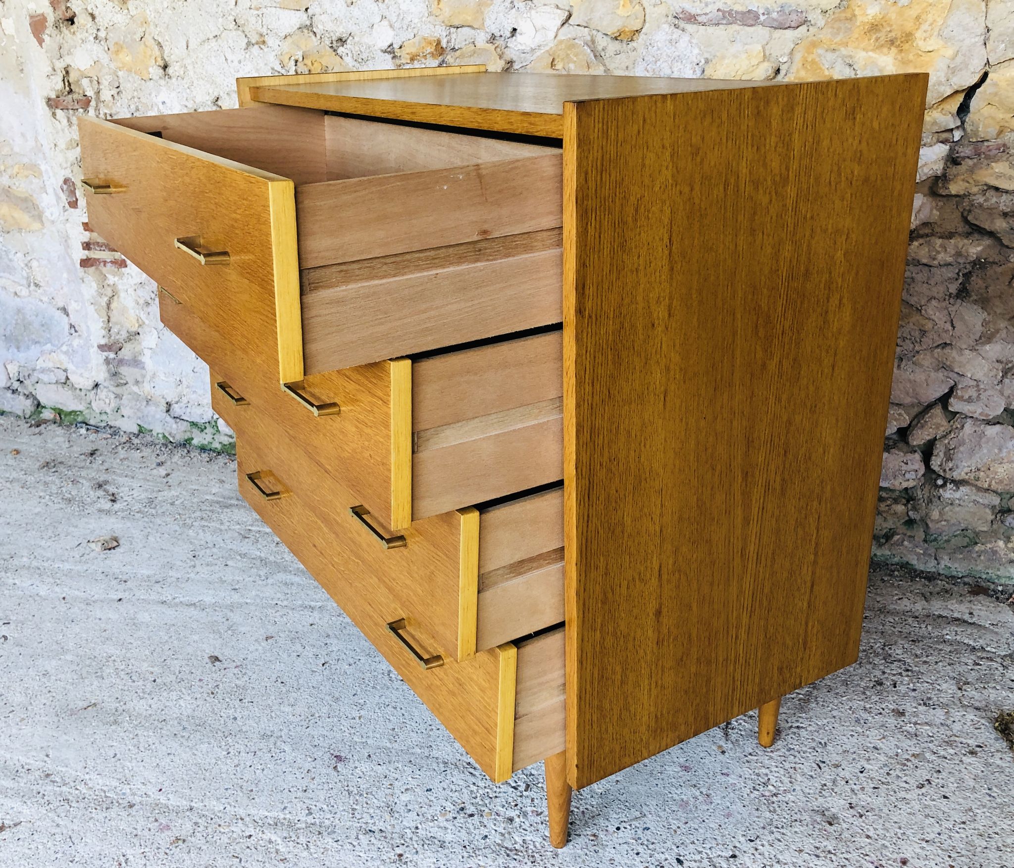 Vintage 4-drawer 60/70 drawers for Furniture de France
