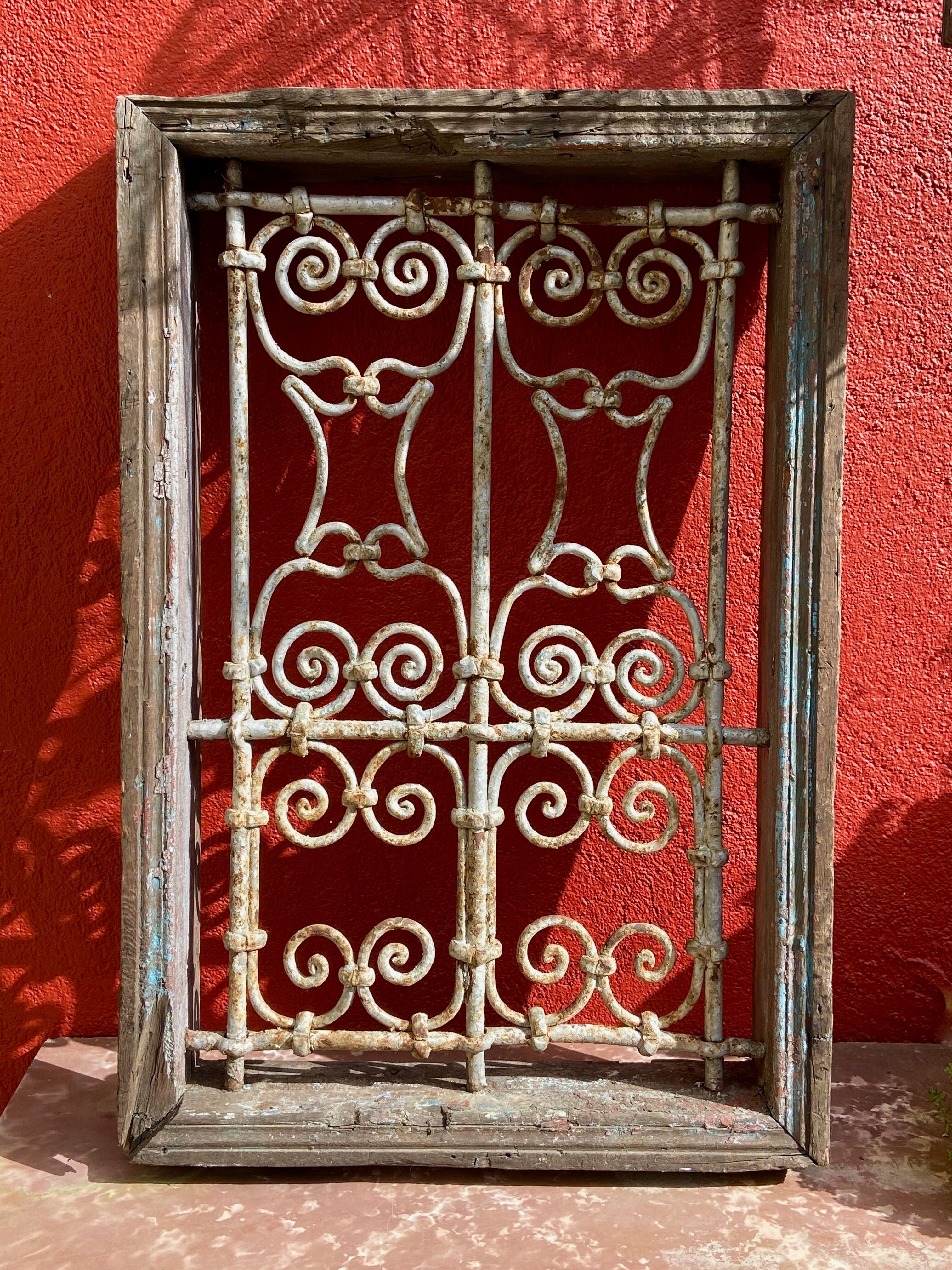 Authentique fenêtre d'un Riad de Marrakech