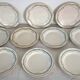 10 dessert plates Longwy model Loridan circa 1900