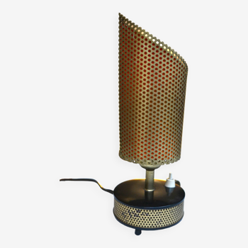 Perforated metal lamp TV atmosphere 50s