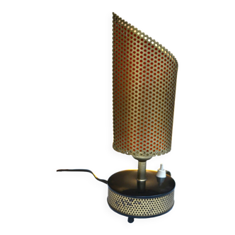 Perforated metal lamp TV atmosphere 50s