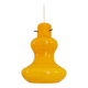 Vintage suspension in yellow opaline, Italy, 1960-70.