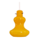 Vintage suspension in yellow opaline, Italy, 1960-70.