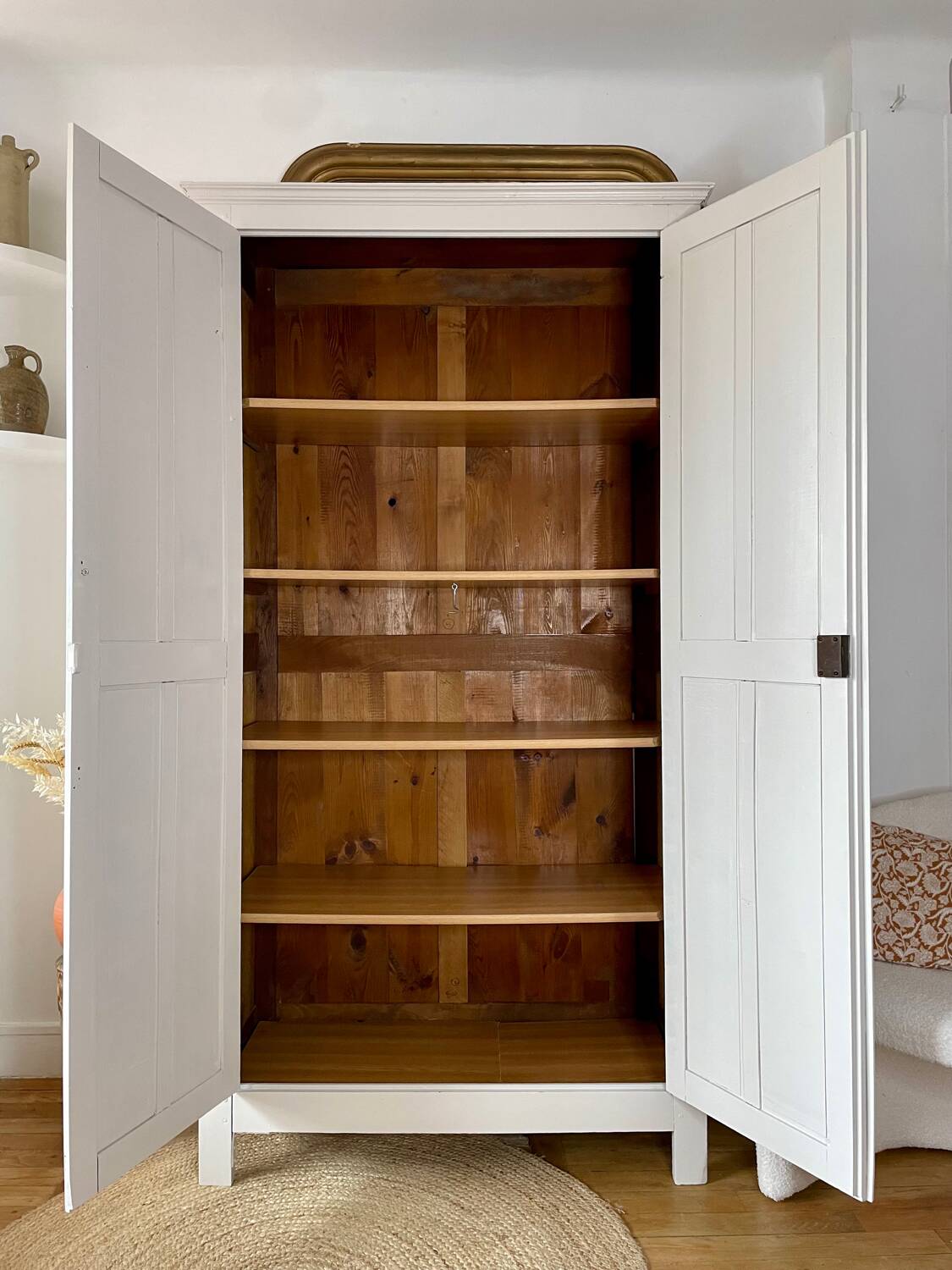 Beige Parisian wardrobe