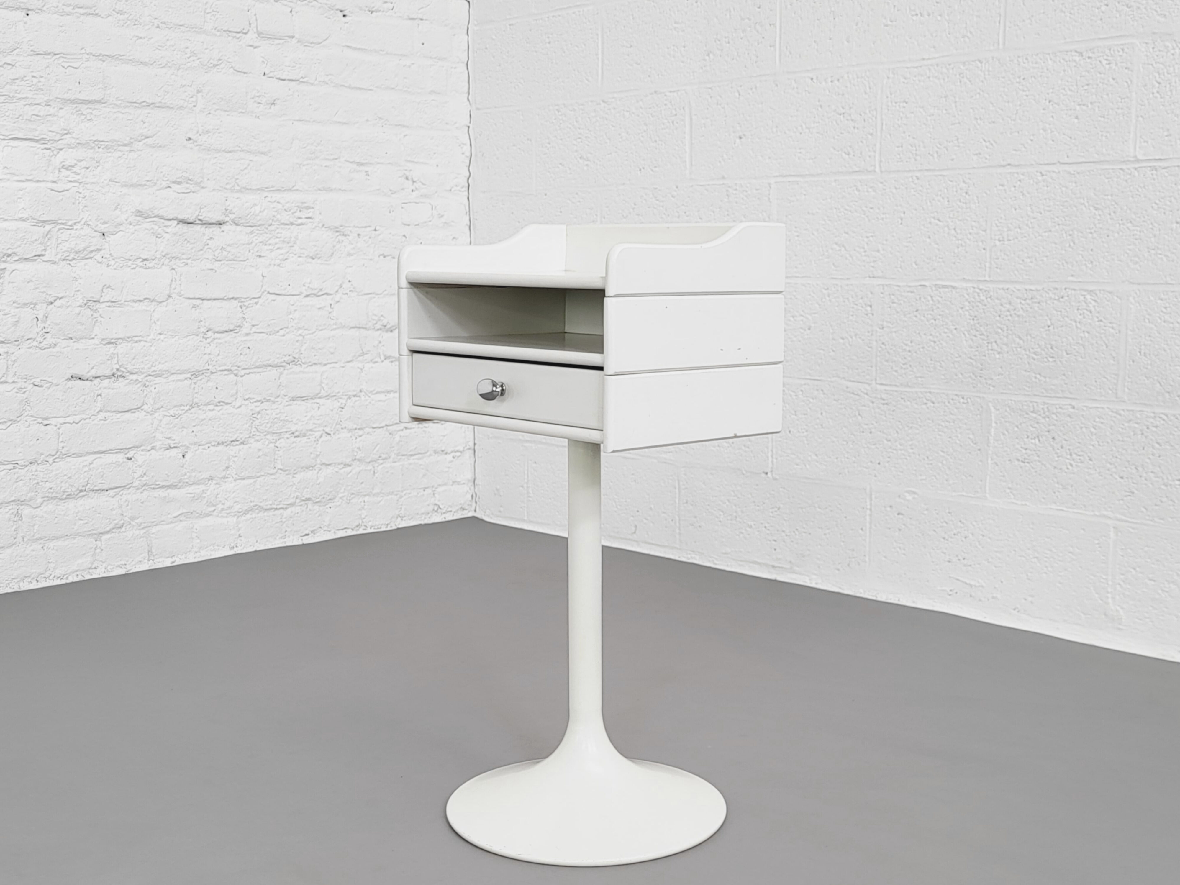 Wood side table