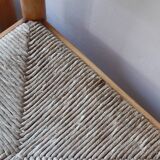 4 vintage straw chairs