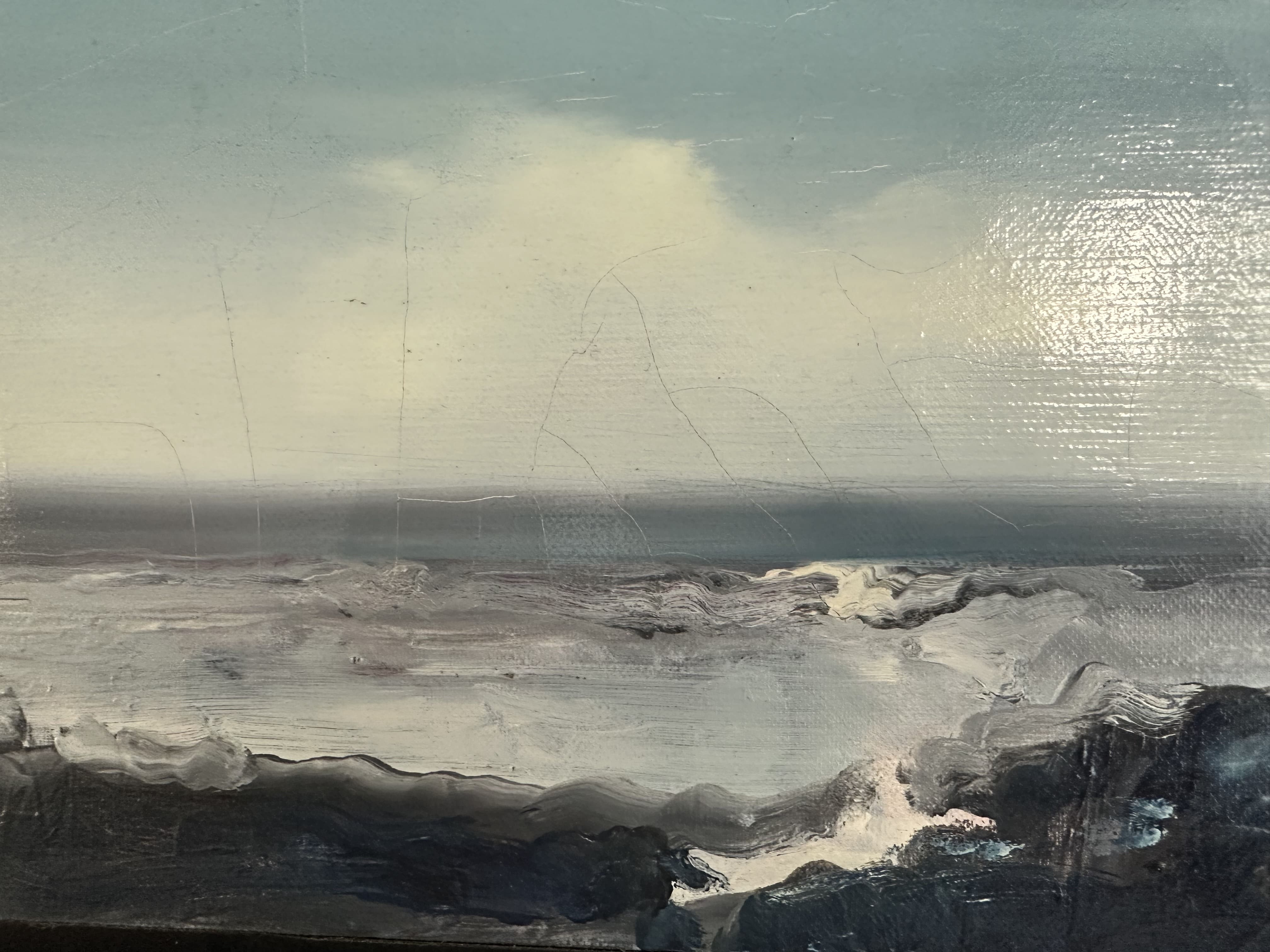 Glacier in warm weather, the swell by Olivier Mattei