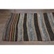 1970s vintage Turkish Oushak handmade wool cotton beige rug 73x292