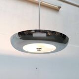 Mid-century Art Deco glass pendant light