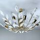 Large Vintage Floral Pendant Light , 1950s