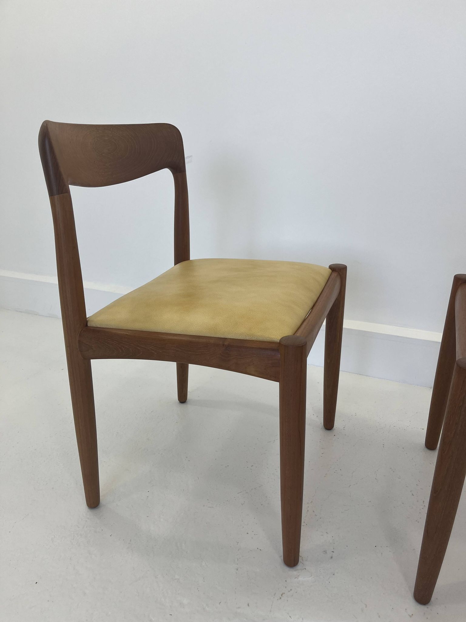 Vintage Danish Dining Chairs in Teak by H.W. Klein for Bramin, Set of 2