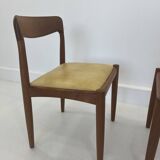Vintage Danish Dining Chairs in Teak by H.W. Klein for Bramin, Set of 2