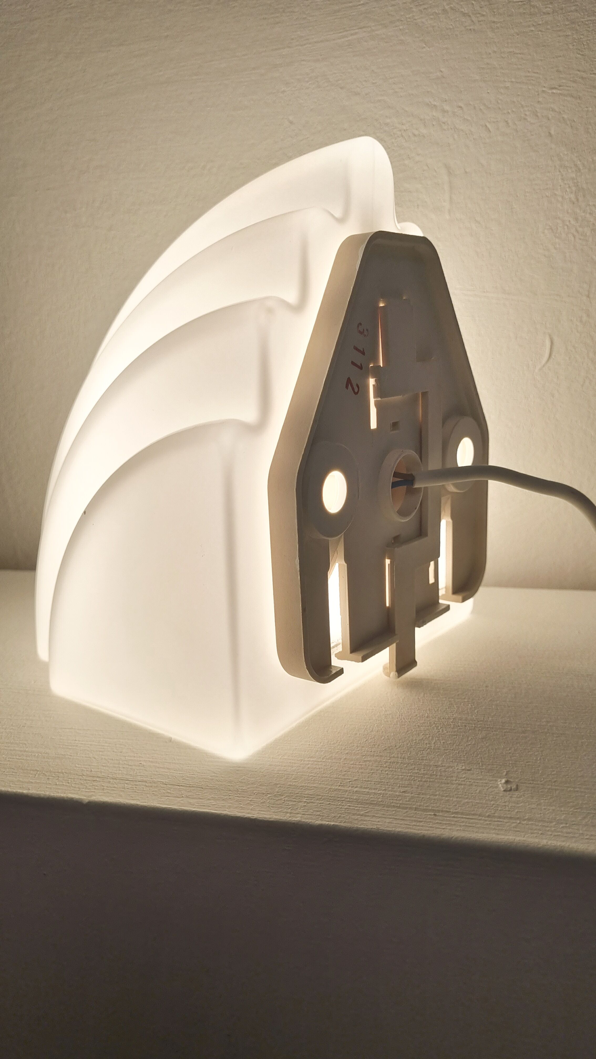 Italian Modern KAI model wall lamp by Kazuhide Takahama for Sirrah, 1970s