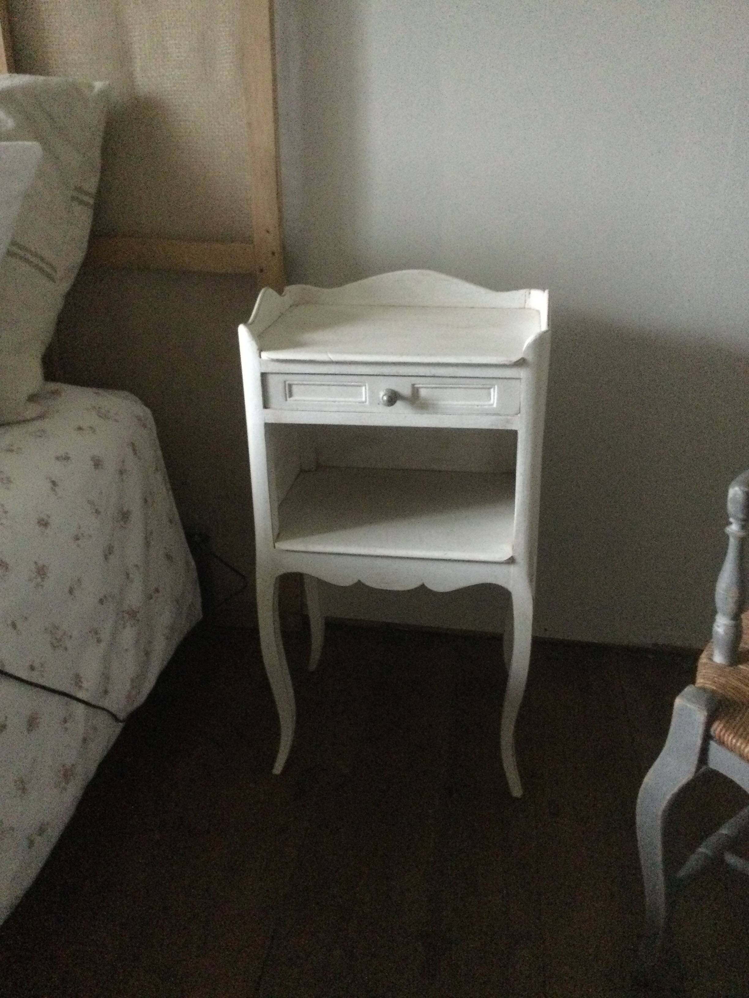 Pair of old bedside tables