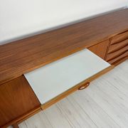 1960s Vintage Large Minimalistic Mid-Century Teak Sideboard