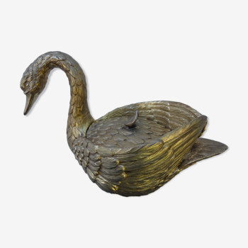 Golden Swan Ice Bucket by Mauro Manetti