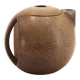 Modernist stoneware ceramic teapot by Michel Lévêque, 1950s