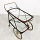 Vintage Italian serving trolley by Cesare Lacca, 1950s