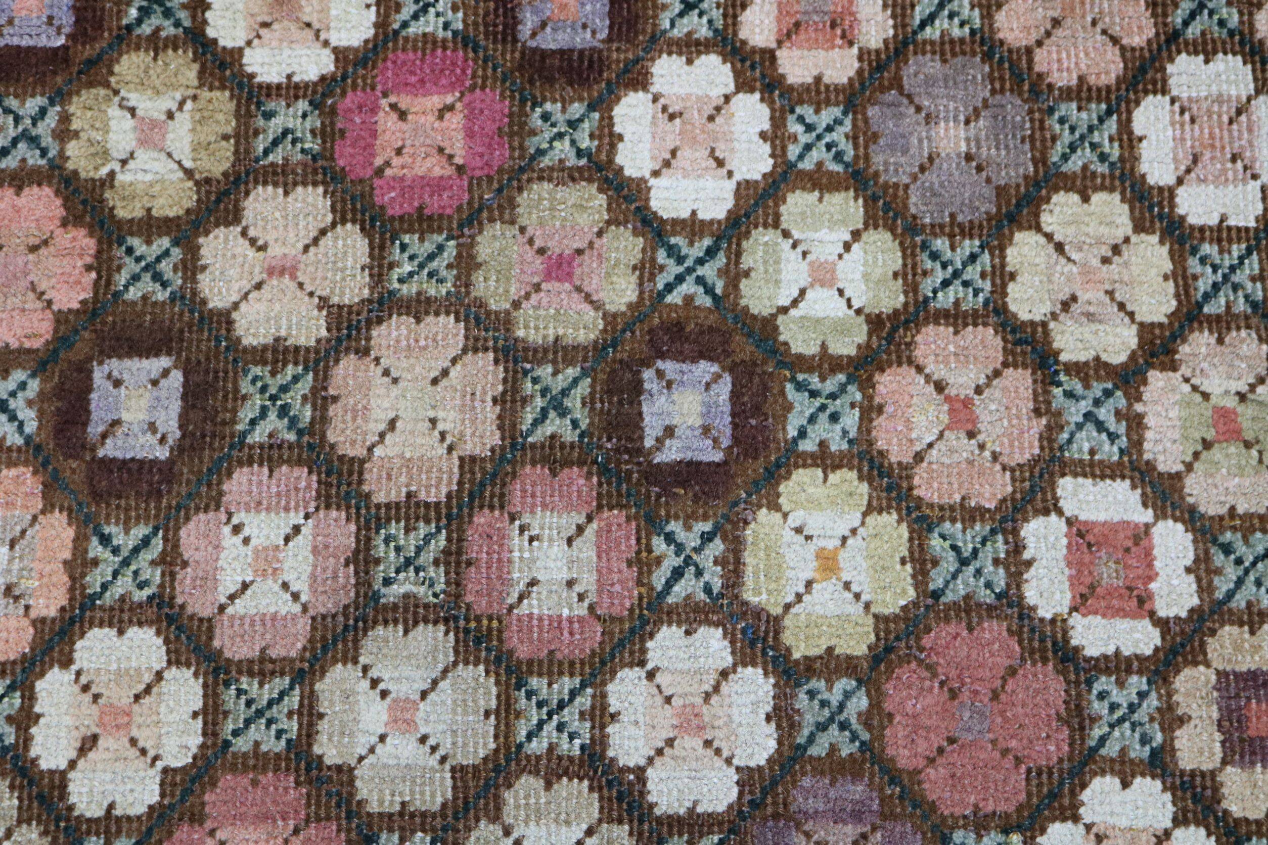 Antique handmade chinese ningxia rug