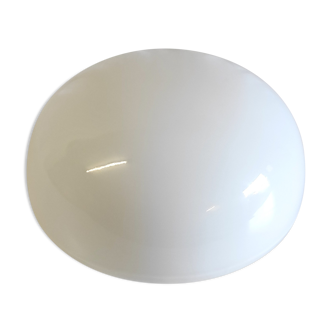 Ceiling lamp or wall lamp in opaline glass 20 cm, 60-70s