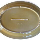 Grand plat à gigot ancien en faïence B C I