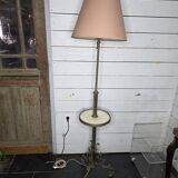 Napoleon III floor lamp in bronze and brass