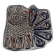 Vintage Scandinavian wall ceramic – Stylised hen – 1960s