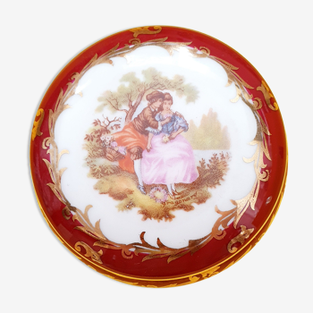 Boîte vintage Fragonard en porcelaine