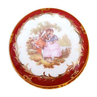 Boîte vintage Fragonard en porcelaine