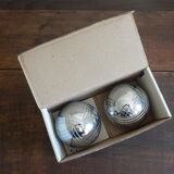 2 boules de pétanque française marque Etoile