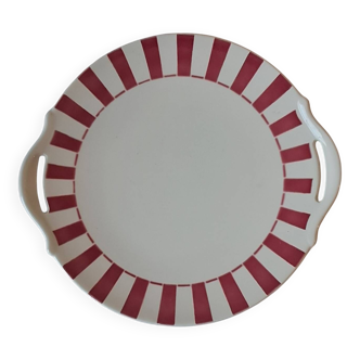 Dessert plate Digoin Sarreguemines model 9591. Vintage