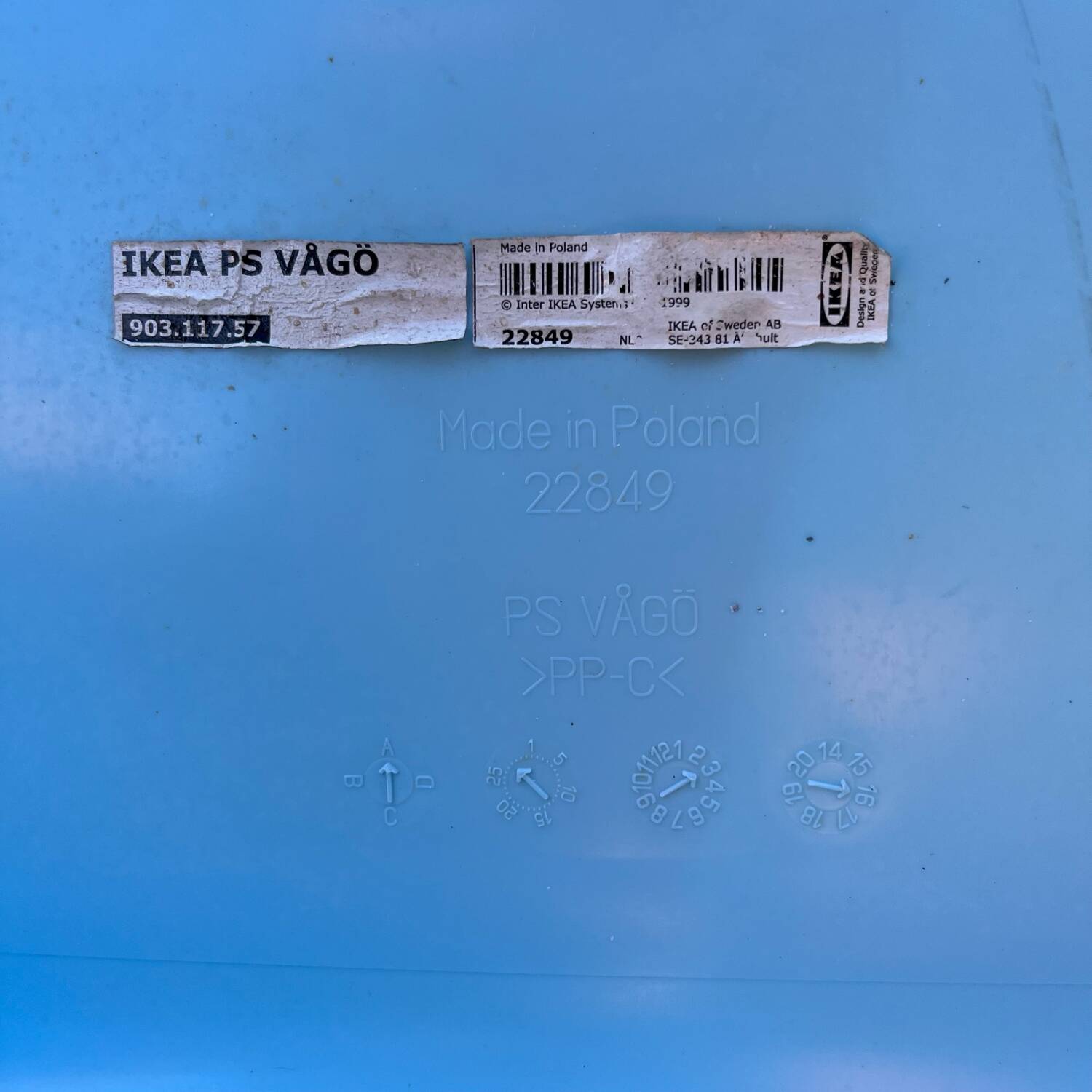 4 outdoor chairs Vagö, Thomas Sandell, PS IKEA 2000