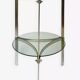 1970s chrome-plated steel tripod stool