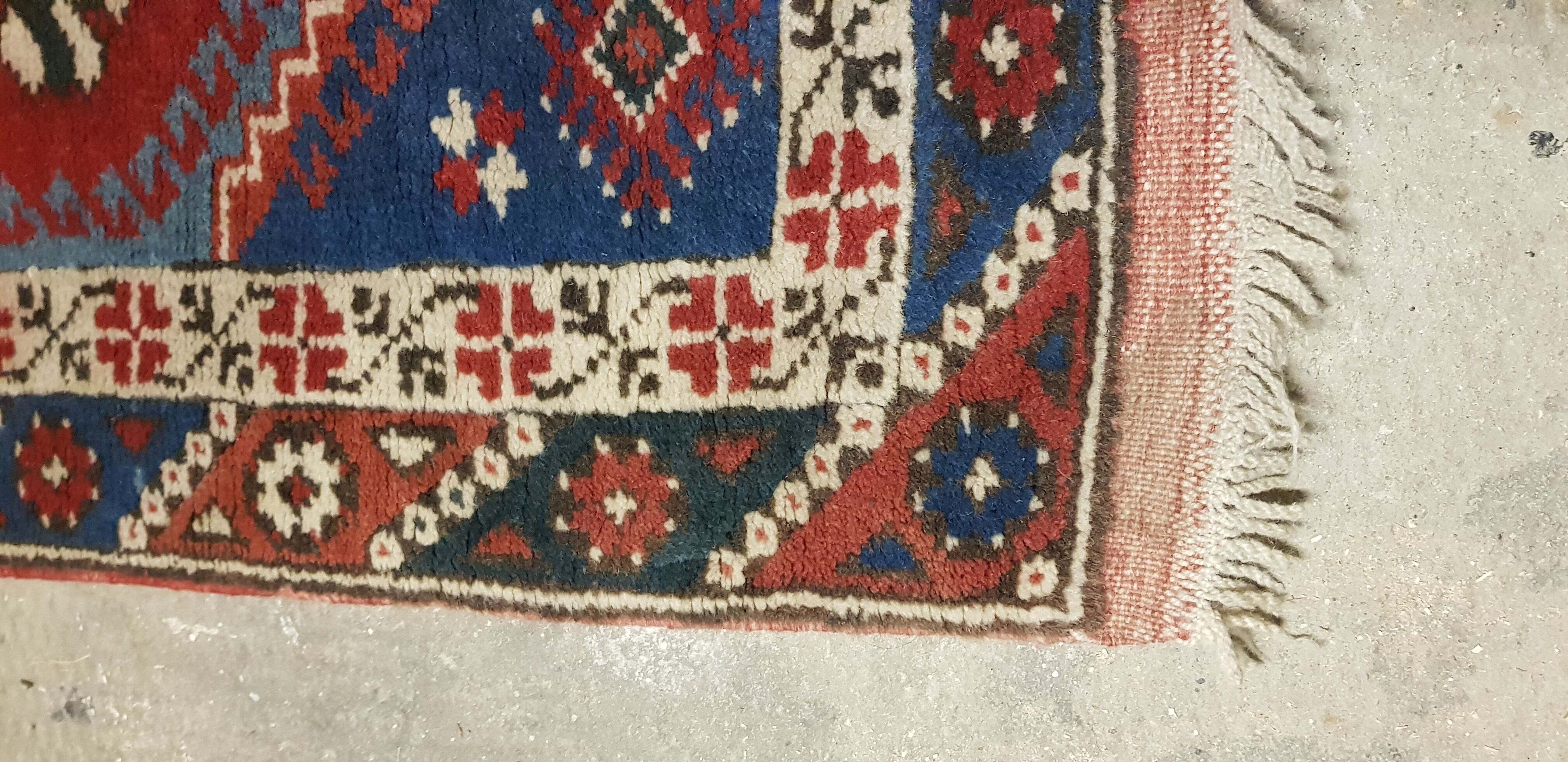 Handmade Persian rug 1124x77cm