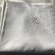 Embroidered tablecloth AP hem day scale damask foliage