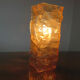 Champagne resin wall lamp