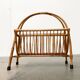 Mid-century bamboo magazine rack, 1960s