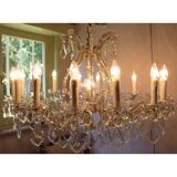 Supergrand chandelier with crystals 16 bulbs