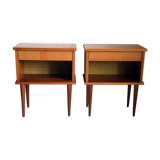 Pair of 70s bedside