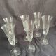 Lot de 37 verres cristal année 50