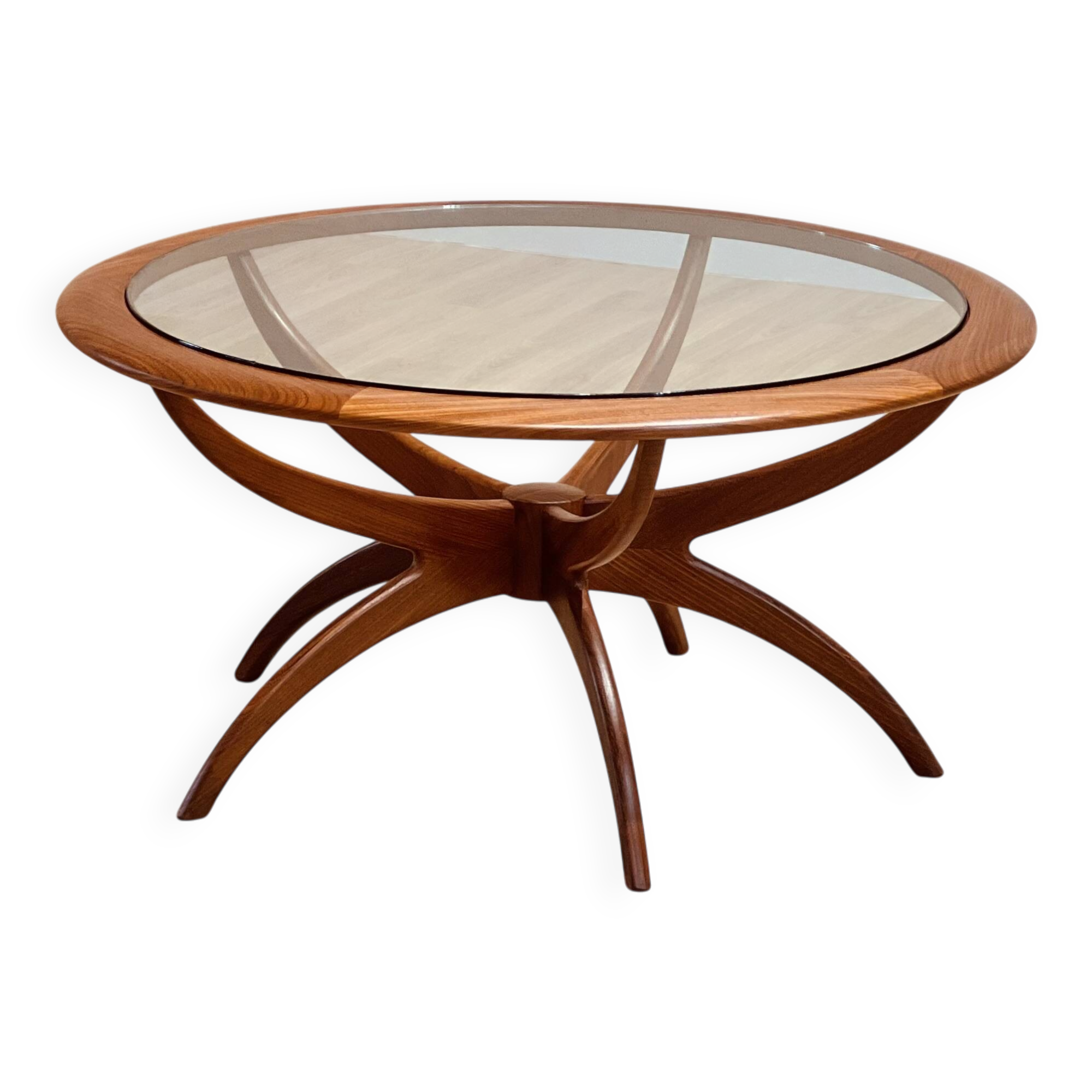 Table basse ronde Spider de G Plan, années 1960
