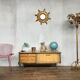 Enfilade meuble tv vintage pieds compas style scandinave