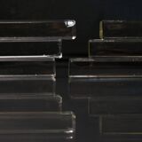 Lot of 6 Mid Century Chekoslovakia Crystal Knife Rests