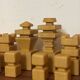 Wooden chess set, 1970