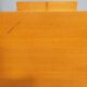 Vintage bed 1960 geometric marquetry 140