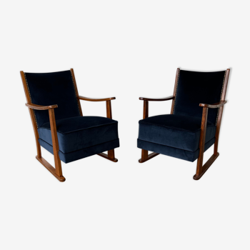 Pair of armchairs 40s