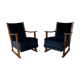Paire de fauteuils années 40