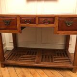 Vintage desk, solid elm, China
