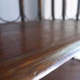 Vintage rattan library