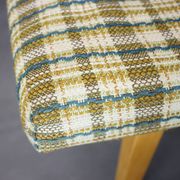 Mid-Century Upholstered Stool or Footstool, Czechoslovakia, 1970